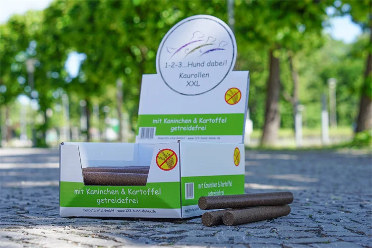 Made In Germany Customized Premium Ingredients 100% Natural Chewing Sticks With At Least 4% Rabbit