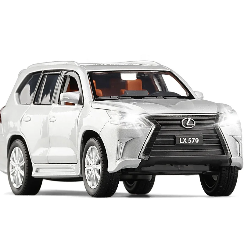 Игрушечные машины 1:32 весы модель автомобиля внедорожника LX 570