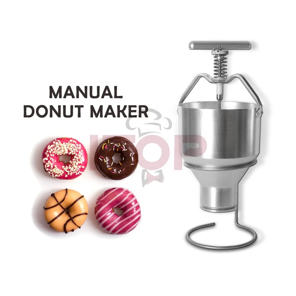Commercial snack machine manual donut filler donut dispenser machine full stainless steel mini donut dropper