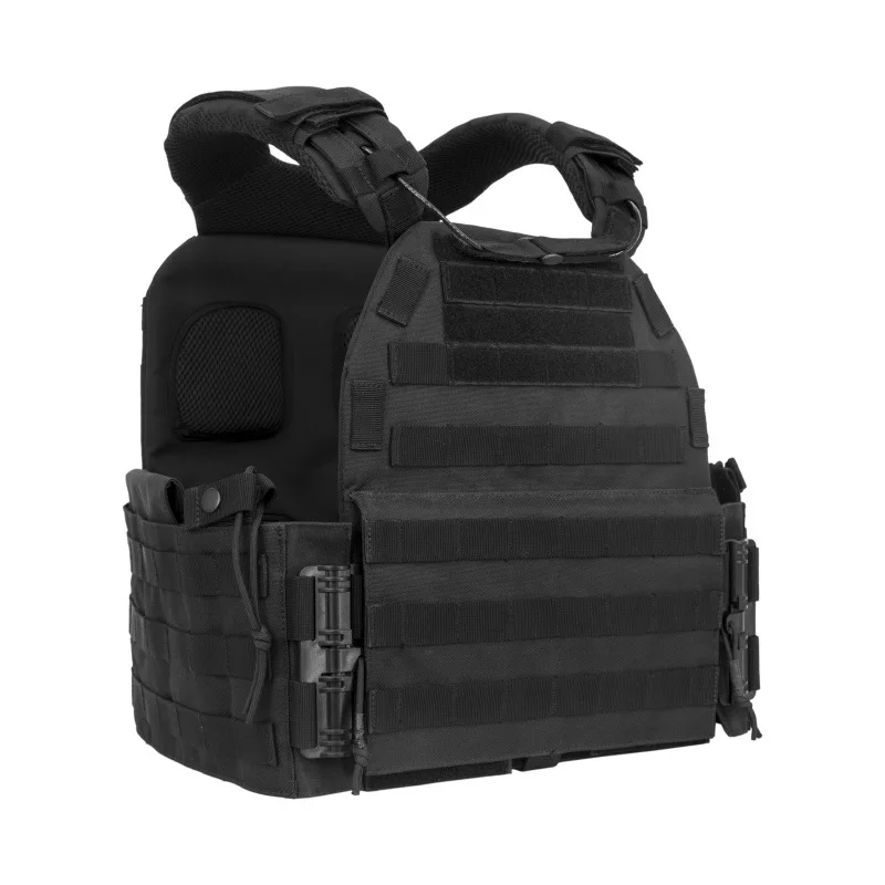 Breathable Black Tactical Vest China Supplier Khaki Protective Waistcoat Polyester Lining Shockproof Battle Vest