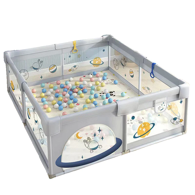 Cute Printing Bebes Coral Babi Playpen For baby