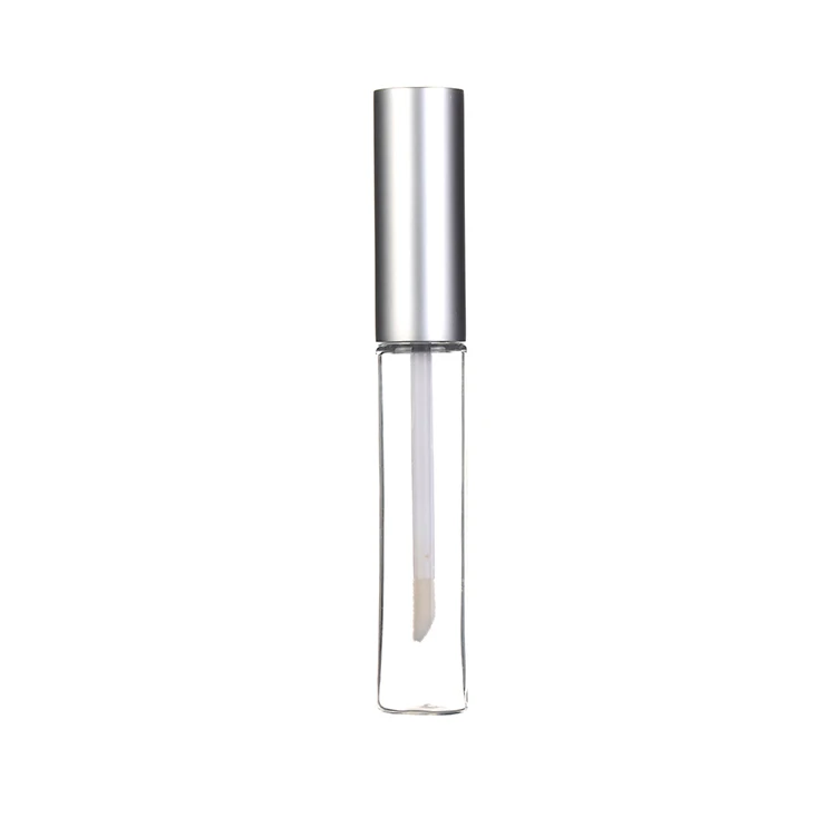 EU-Beauty Recyclable 5ml Petg Clear Lip Gloss Tubes With Thickness Featuring A Metal Brush Lipstick Mascara And A Screw Cap