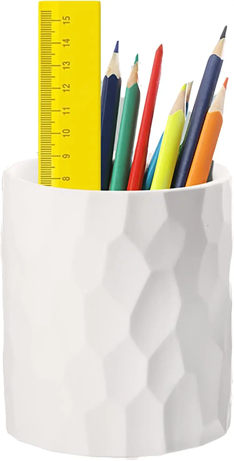 Silicone Pen Holder for Desk Mesh Round Pencil holder Organizer Cup Classroom Organization