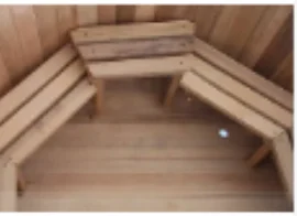 Outdoor 6 Person Wood Fire Cedar Wooden Home Spa Shower Hot Tub with Support Customization