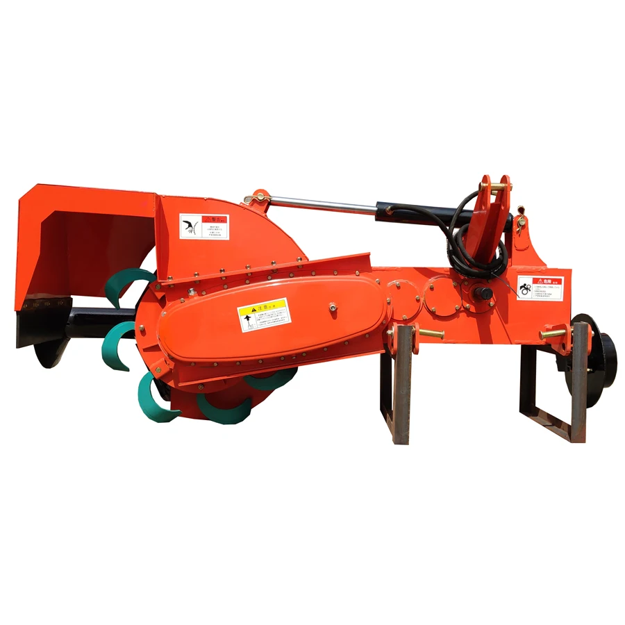tractor mounted tiller with ridger making