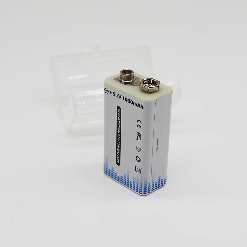 Заводские оптовые цены аккумуляторная батарея type c 9v usb литиевая