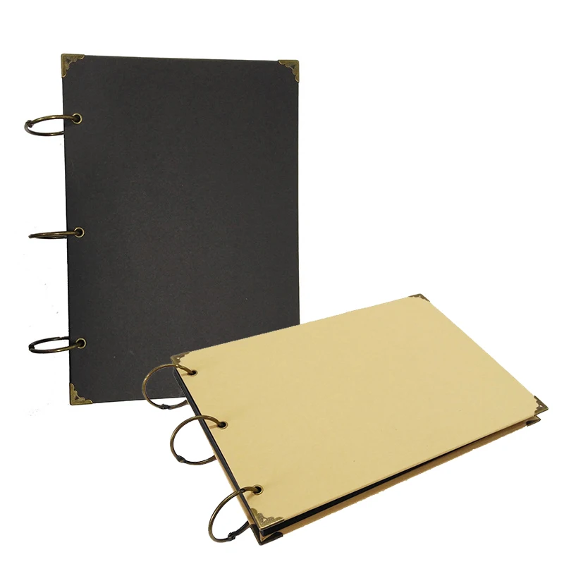 7x10 дюймов ретро DIY фото альбом путешествия детские книги ручной работы крафт-бумага свадебные фотографии памяти фотоальбом