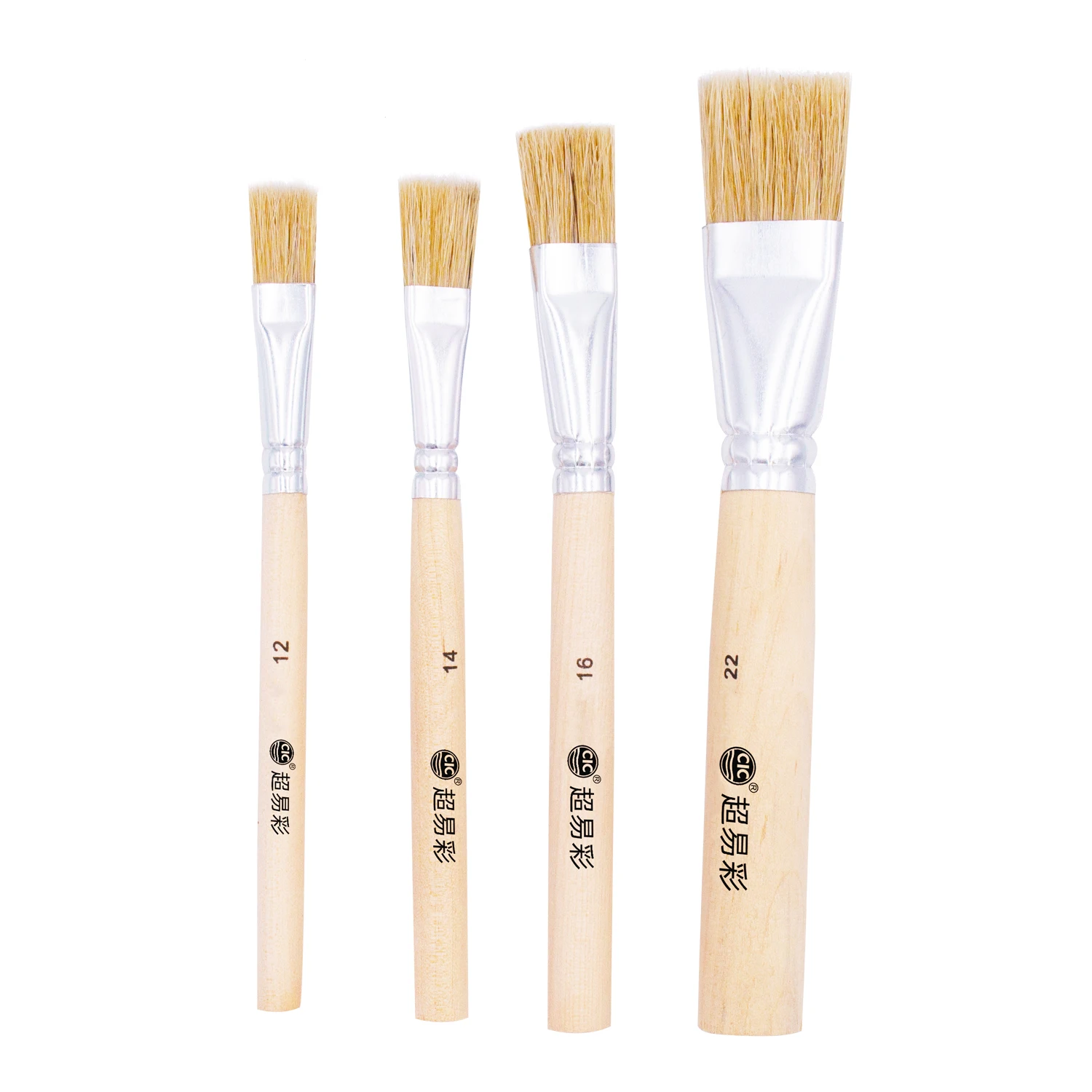 Art student specific oil painting pen flat head watercolor pen acrylic hand-painted brush set