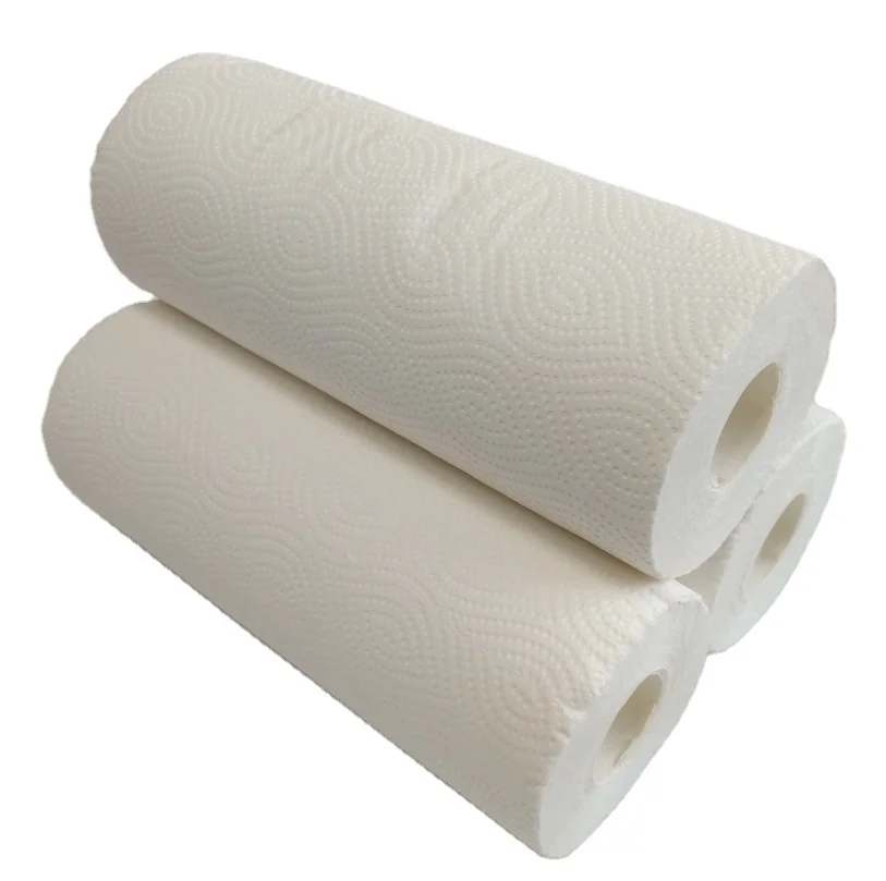 Strong water absorption Kitchen Towel roll bamboo paper towels roll kitchen