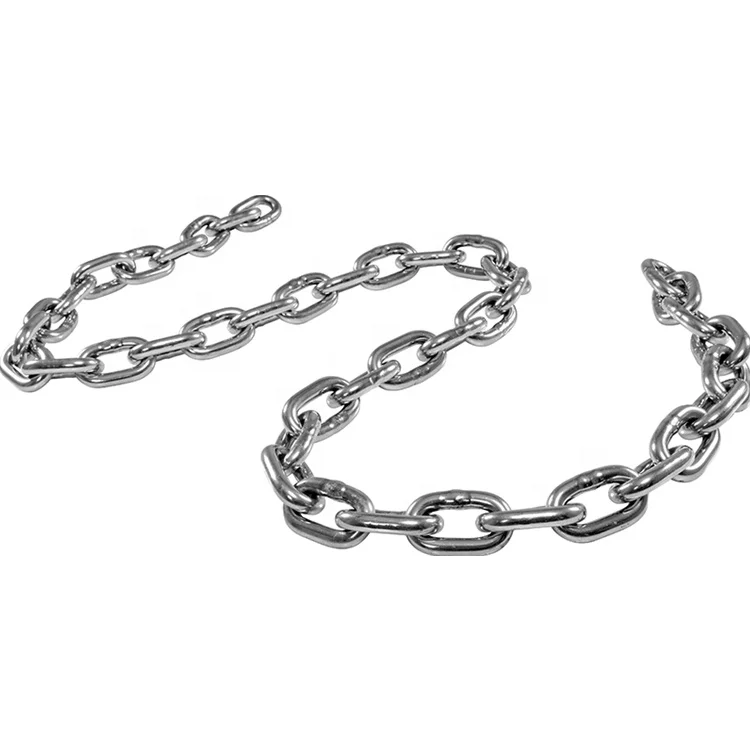 SUS304 SS316 Stainless Steel DIN 5685A Short Link Chain