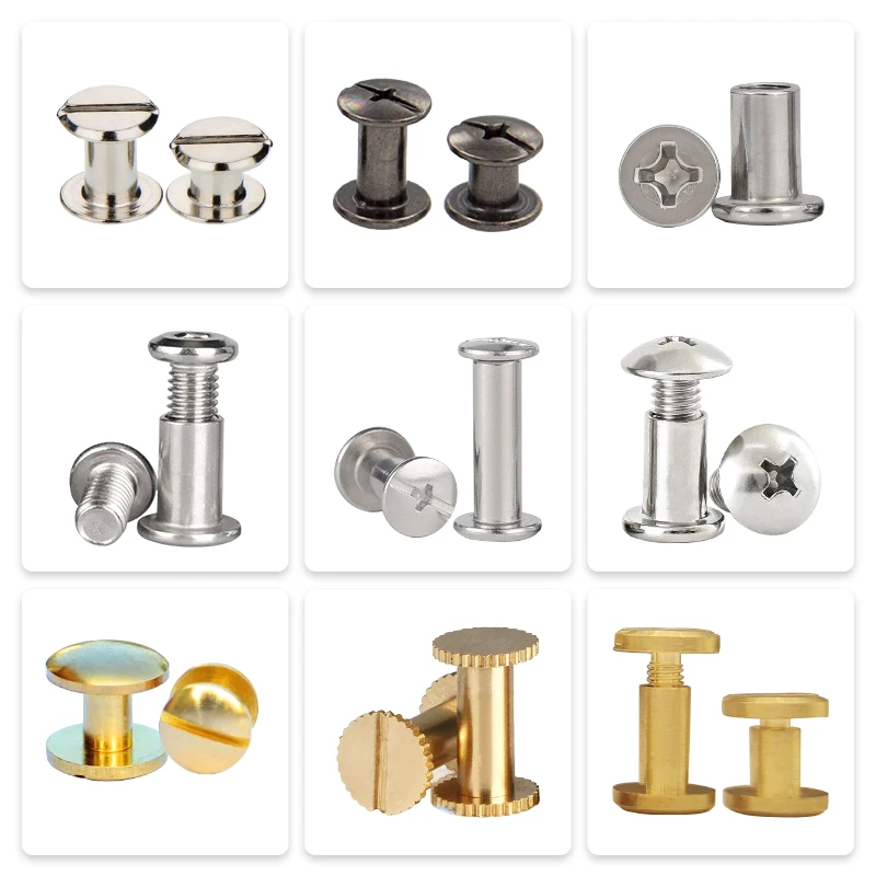 Leather Binder Post Screws Portfolio Aluminum Chicago Screw Binder Post Cross Head Chicago Screw