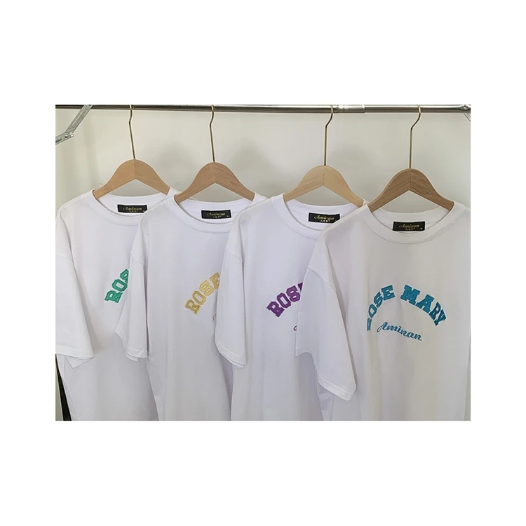 Manufacturer Supplier No Decoration Graphic Print Short-sleeve T-shirt Suitable For Women