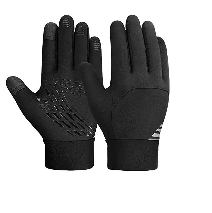 
Winter Knit Gloves Touchscreen Warm Thermal Soft Lining Elastic Cuff Texting Anti-Slip Gloves for Women Men 