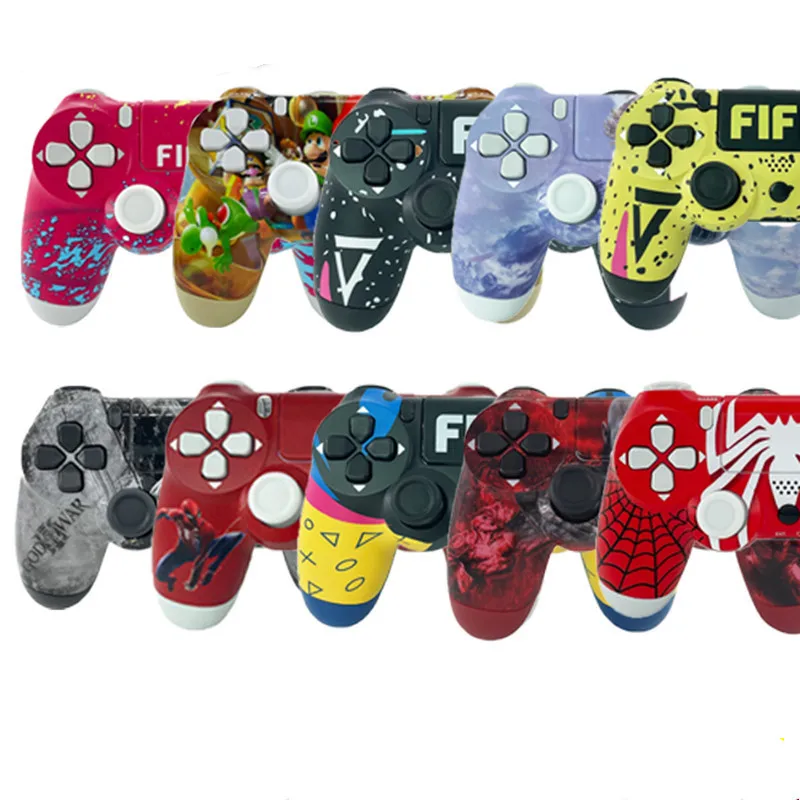 Игровой контроллер PS4 беспроводной джойстик pro двойная вибрация с шестью осями Камуфляжный