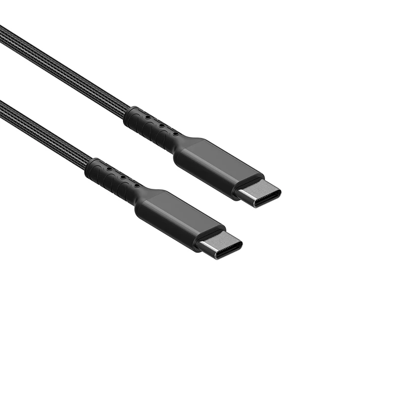 OEM  USB C cable 3.3ft 6.56ft 9.8ft big Nylon Braided Fast Charging  Type c to C cable  Fast transmission For Samsung gamepad