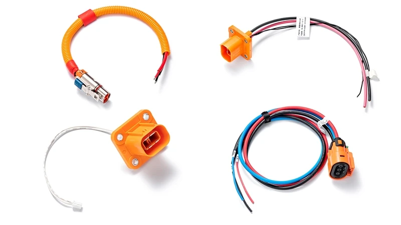 Жгут проводов с разъемом для электромобиля, комплект для преобразования высокого напряжения