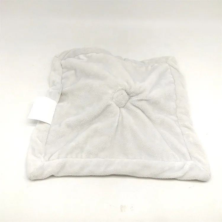 20+ Years OEM ODM Baby Cute Soothing Soft Stuffed Plush Comforter Baby Blanket With elephant Head/ sleeping bear doudou toy