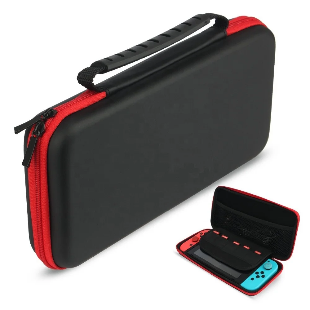 Custom Hard EVA Shell Zipper Pouch for Nintendo Switch Case