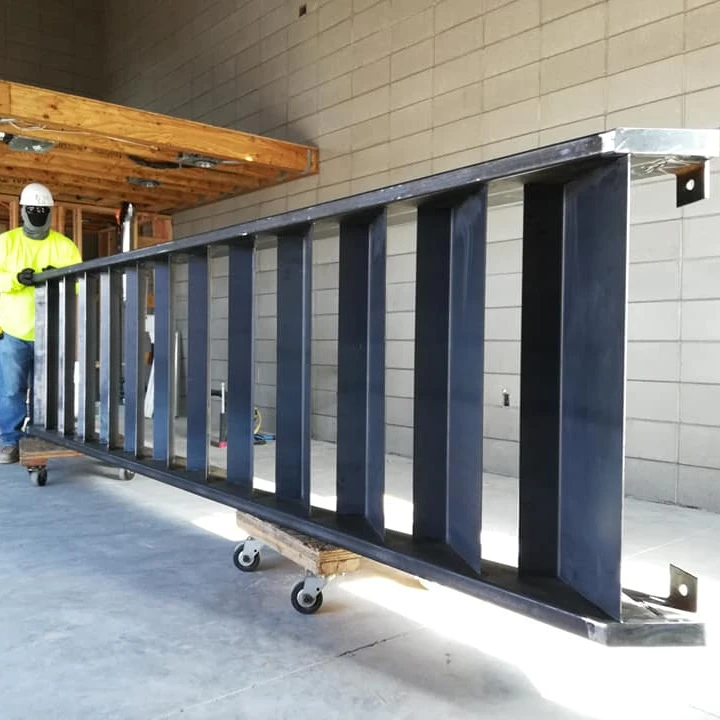 Уличная углеродистая лестница из мягкой стали оцинкованная