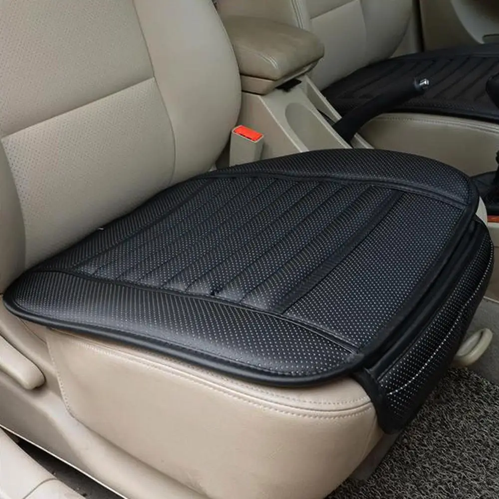 
Universal Auto Chair Cushion Mat Breathable PU Leather Pad Car Front Rear Back Seat Covers Car Seat Cushion Protector 4 Colors 