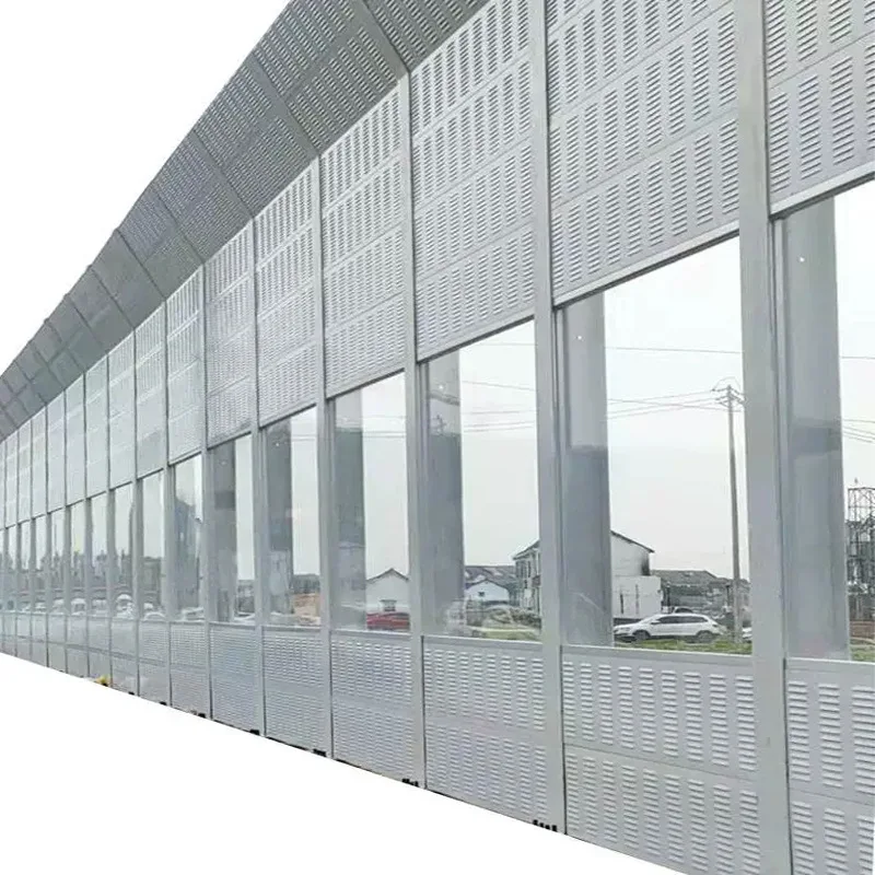 Hot Metal Road Traffic Sound Barrier Highways High-performance Outdoor Noise Barriers for highway&Urban Roads For Construction