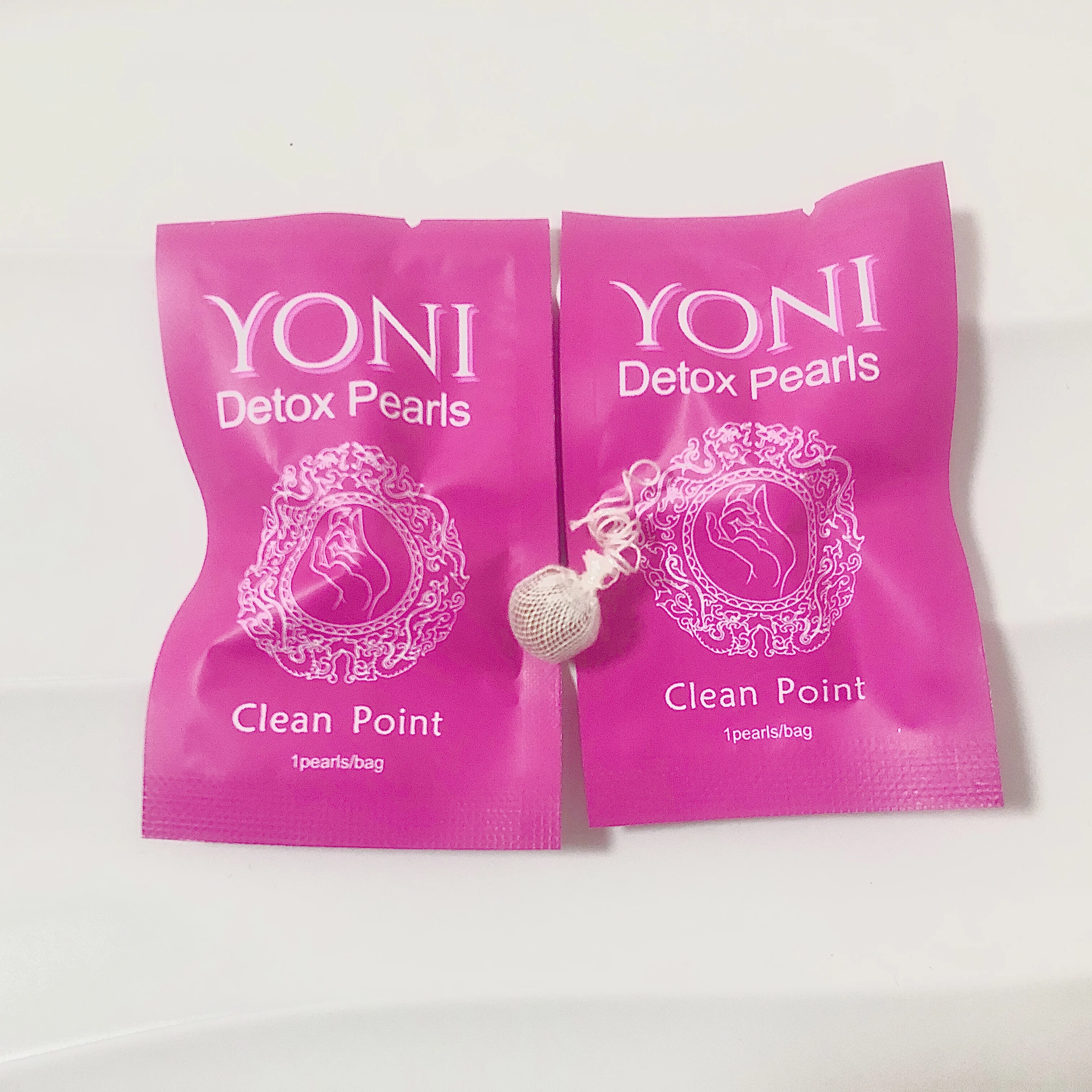 Customize logo vaginal detox pearls yoni detox pearls vaginal clean point tampon yoni pearl