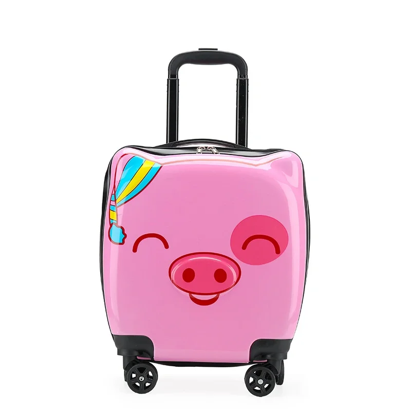 Hard Shell Children Fashion Luggage Kids Cartoon Trolley Suitcase for Travel