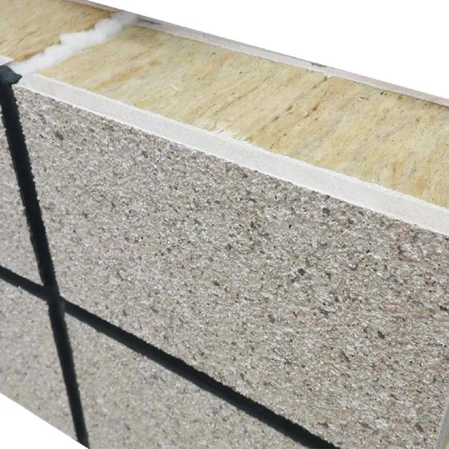 Decorative integrated board Heat-resistant insulating insulation board real stone finish