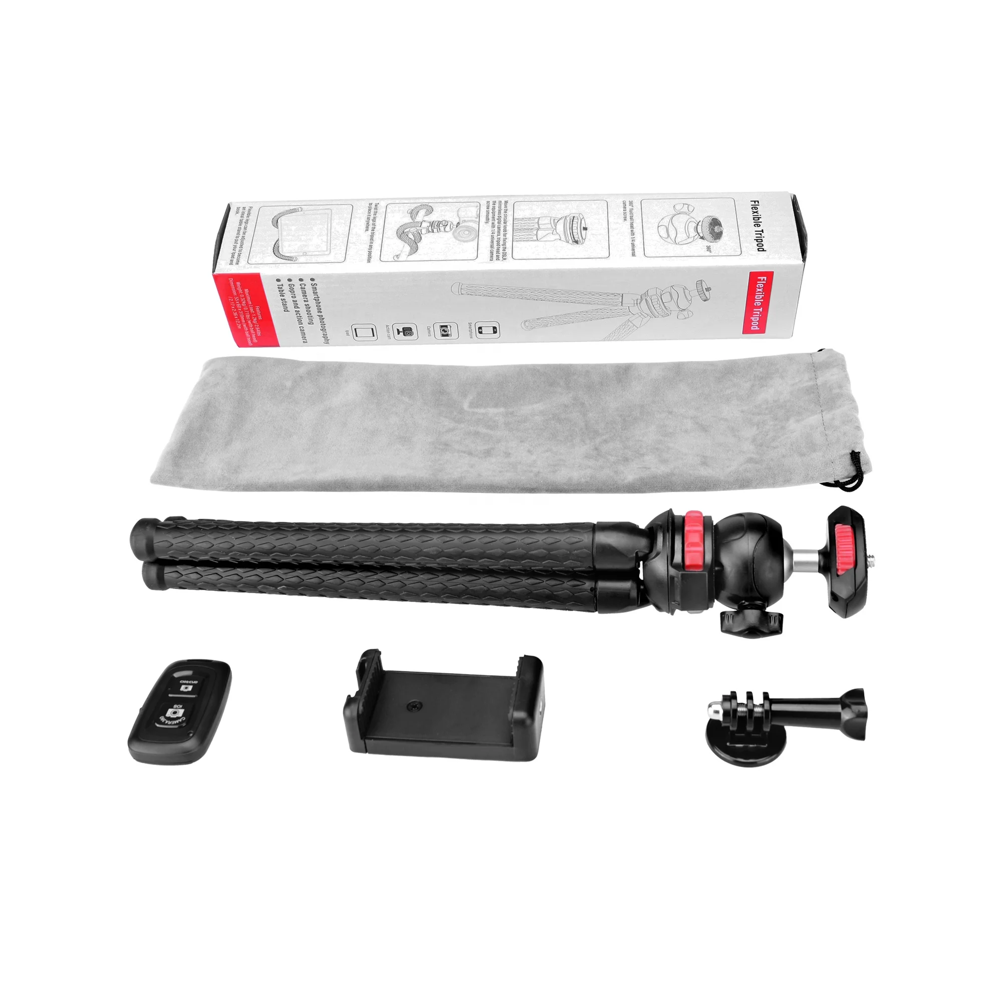 Brand New Online Live Stream Phone Holder Mobile Accessories Flexible Tripod Video Phone Holder Adjustable Mini Octopus Tripod