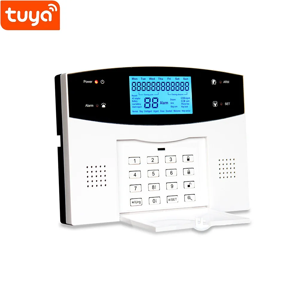 2022 Upgrade version Tuya  GSM  WIFI Intelligent burglar alarm system powered by tuya