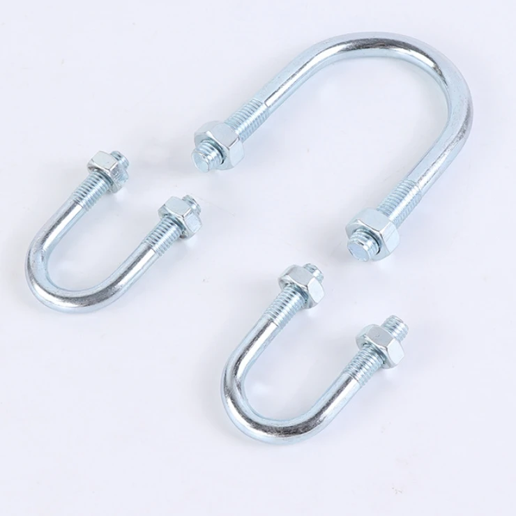 Custom U Shape Bolt M6 M10 M18 U Bolt And Fastener Grade 10.9 Zinc Plated U Bolt 65mn 60mn 40cr U Shaped Bolts Din3570