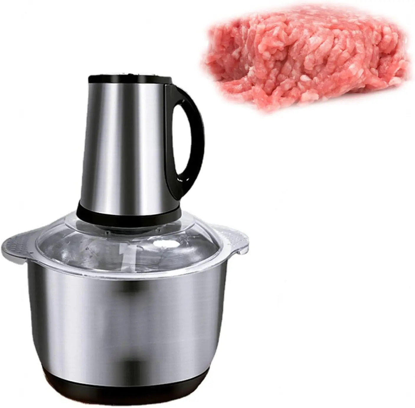 stainless steel electric meat grinder home cooking multi-function shredder kitchen food vegetable meat chopper