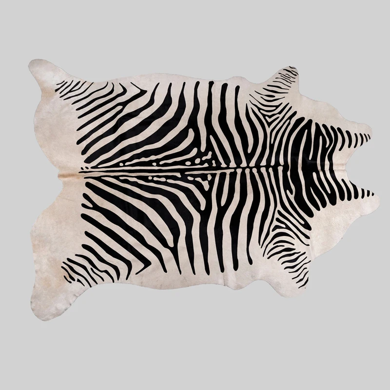 Area cowhide rug microfiber faux fur Acrylic carpet customized faux fur rugs carpets artificial cow print rug carpets