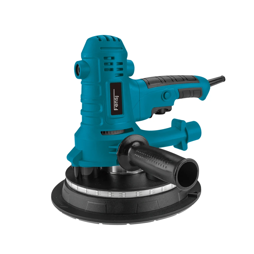 DEYU 180mm Wall Grinding Electrical Dynamic Self-suction Dust-free Hand Tool Putty Drywall Sander Machine