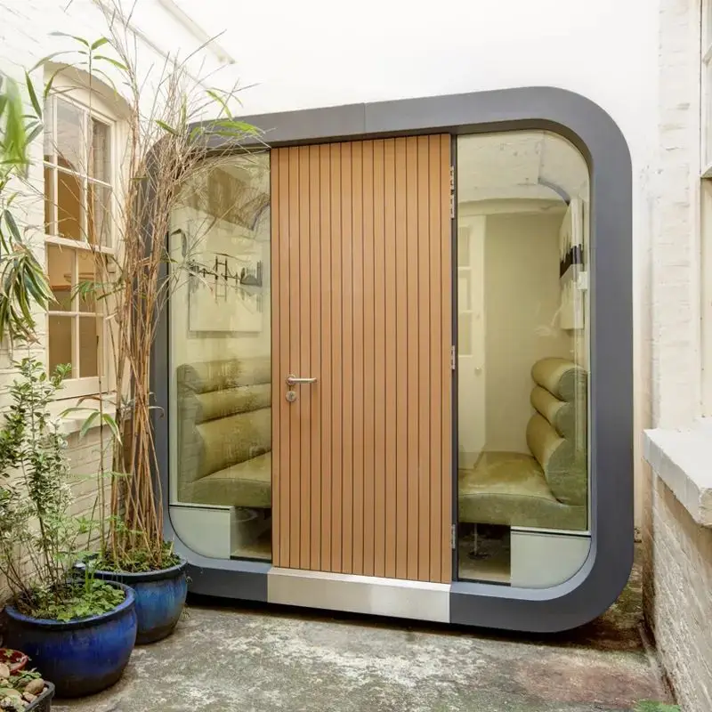 Modern Movable Convenient Soundproof Room Soundproof Glass Ooffice Dedicated Office Pod