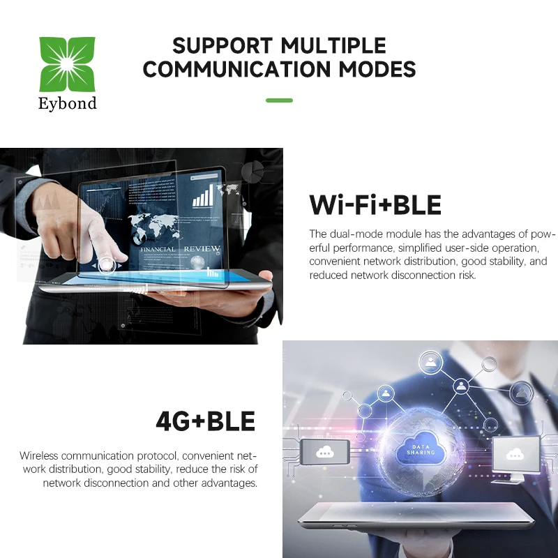 Eybond 4G+Bluetooth RS-485 IP65 Wireless Network Monitoring Inverter Wireless Encryption Dog Plug Professional Edition