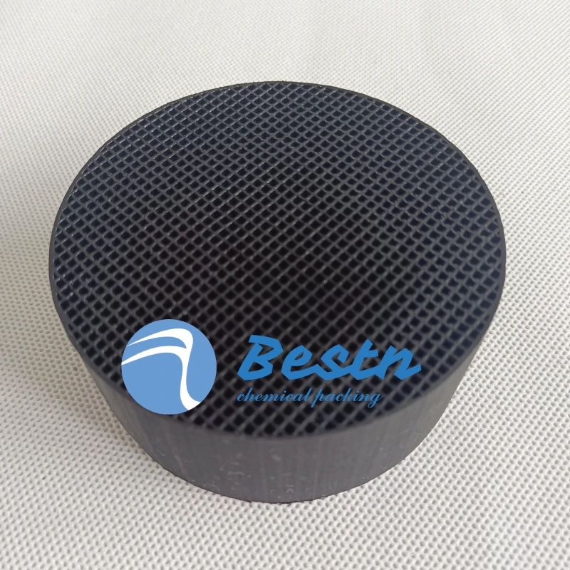 100*100*50mm Honeycomb Activated Carbon  for Waste Gas Treatment