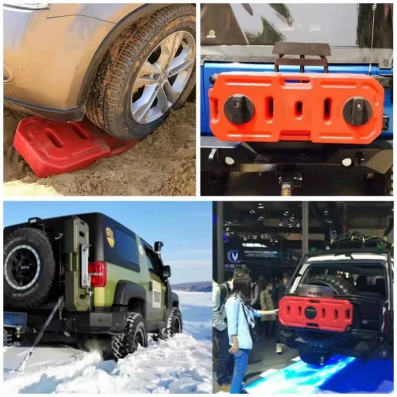 20L Plastic Fuel Tank for Off-Road Vehicle Gasoline Container with High Storage Exterior Accessories