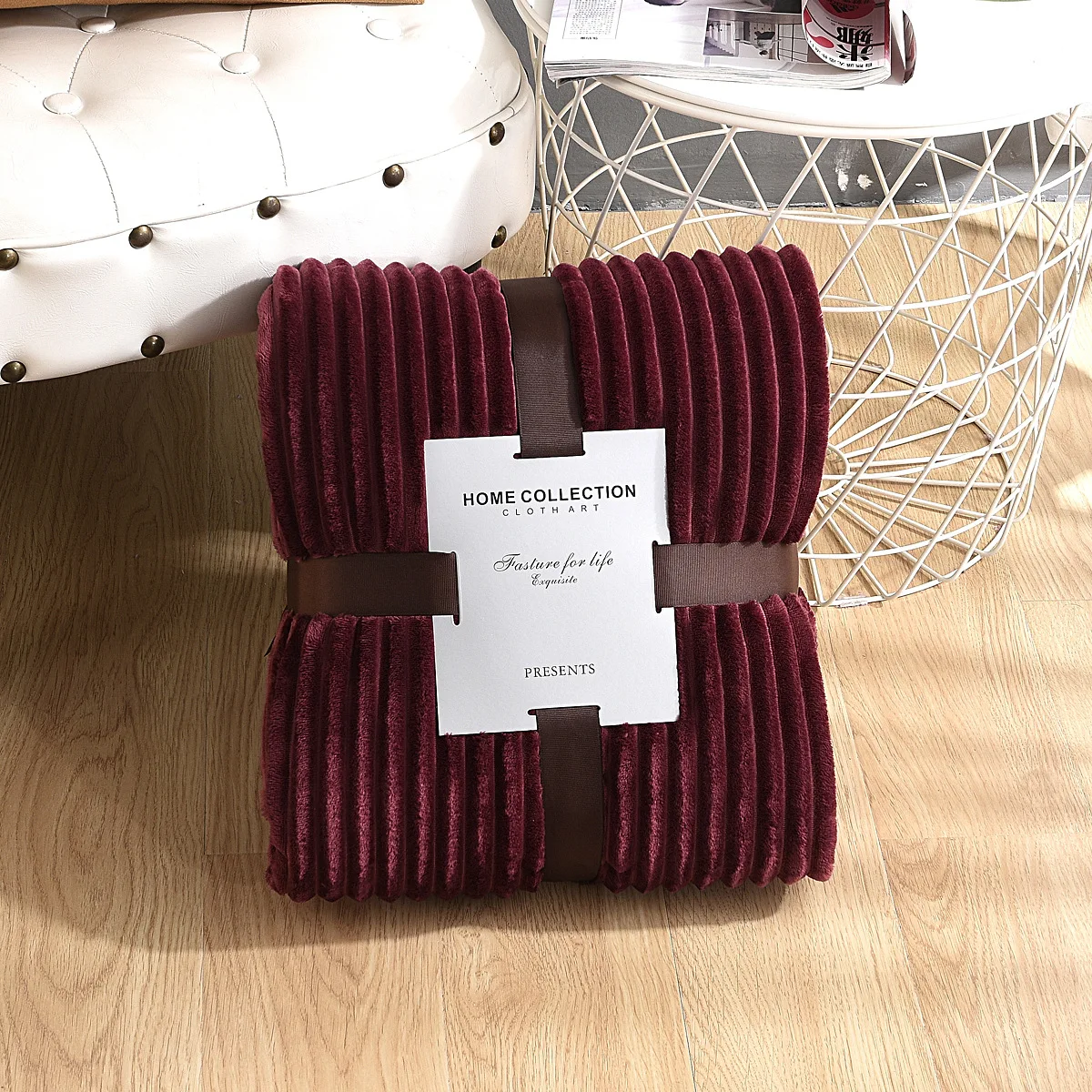 Высококачественное Фланелевое Флисовое одеяло оптом Роскошное однотонное