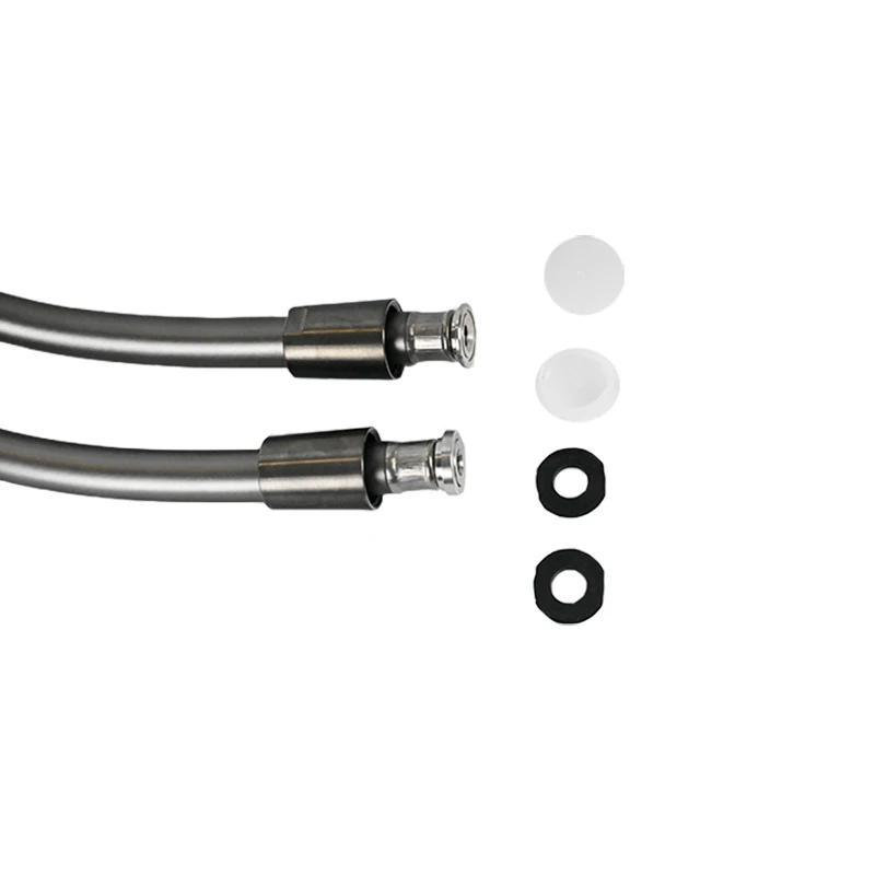 Customized Modern Bathroom Accessories 316 Flexible Gray PVC Shower Hose with Natural Gas Hose Brass & Plastic Material