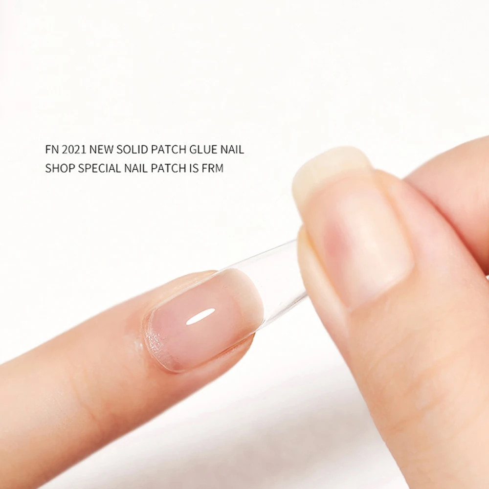 Hanyinails Customize Private Label press on nails paste clear strong adhesion super clear nail tips glue uv gel