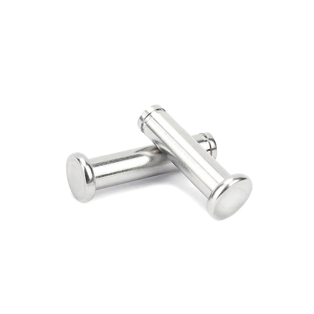 Custom Stainless Steel Double Grooved Clevis Pins With Retaining Ring