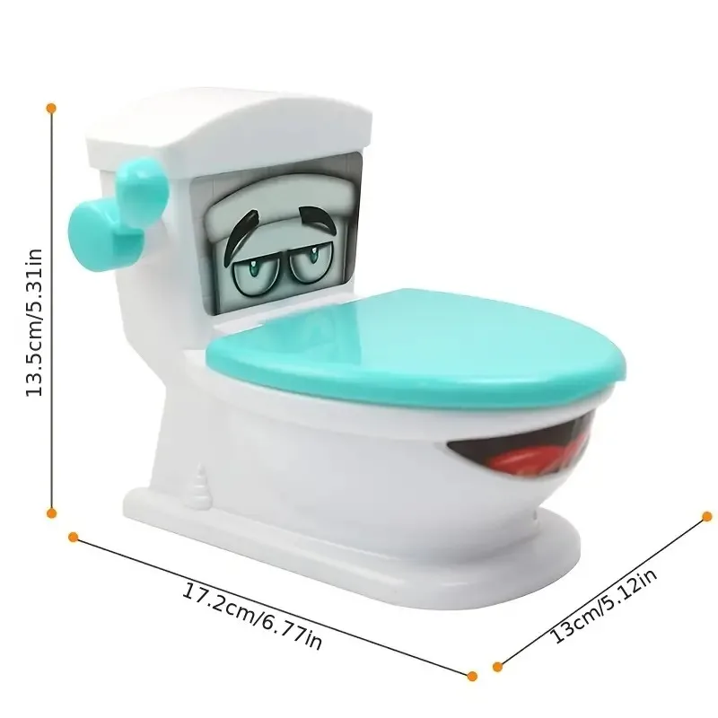 EPT Wholesale Creative Toilet Game Toy Funny Family Game Poop Shoot Game