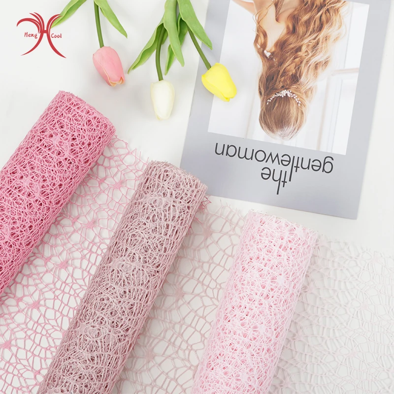 Fflorist supplies Flower Wrapping yarn mesh packaging flower shop bouquet packaging