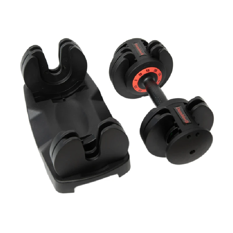 Twist Lock 25lb Dumbbell Set ABS Cover Quick And Easy Adjustable Dumbbell Weight Range 11kg Fitness Home Gym Dumbbell