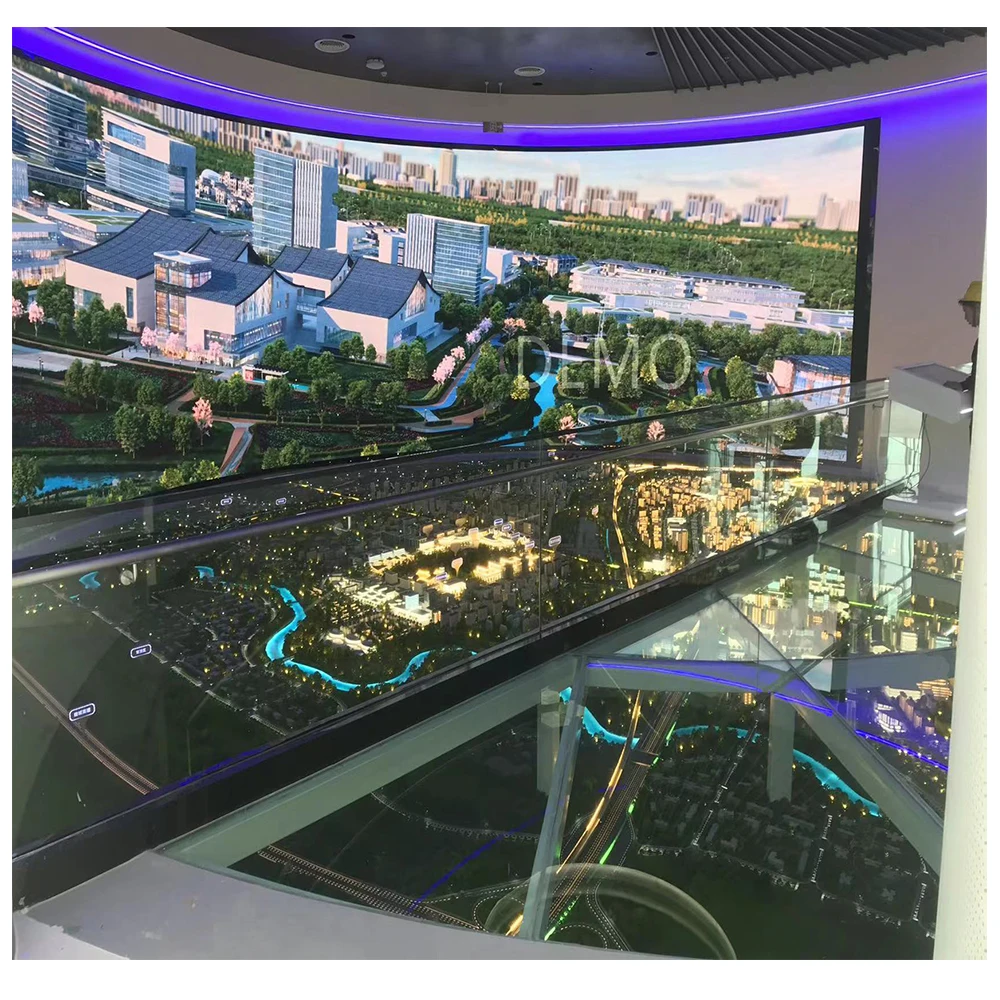 Novelty design master urban planning model for real estate construction