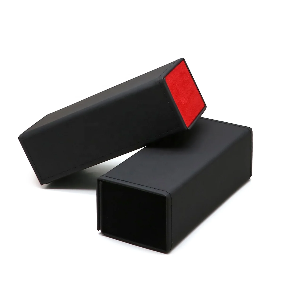 Fashion Folding Sunglasses Case Handmade PU Leather box for eyeglasses