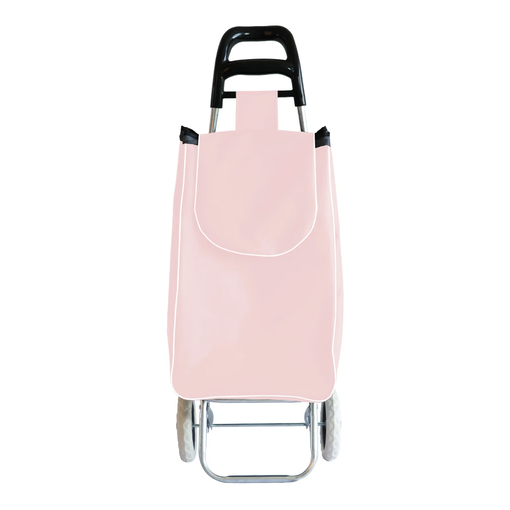 Strong and durable reusable trolley bags portable on wheels folding shopping cart