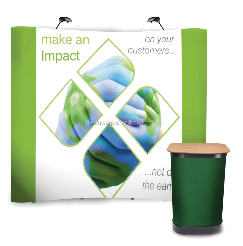 D011 common 210gsm stretch fabric polyester suitable for pop-up display systems, zipper frames and table covers