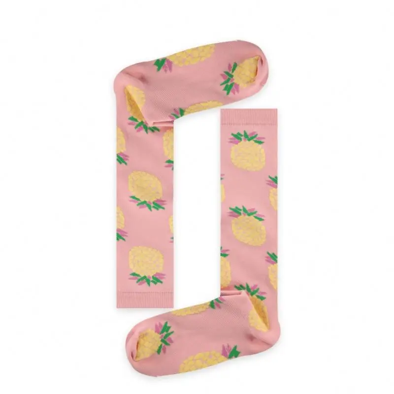 
Daily Life Fashion Girl Women Pink Cute Long Compression Socks 